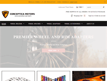 Tablet Screenshot of concepticamotors.com